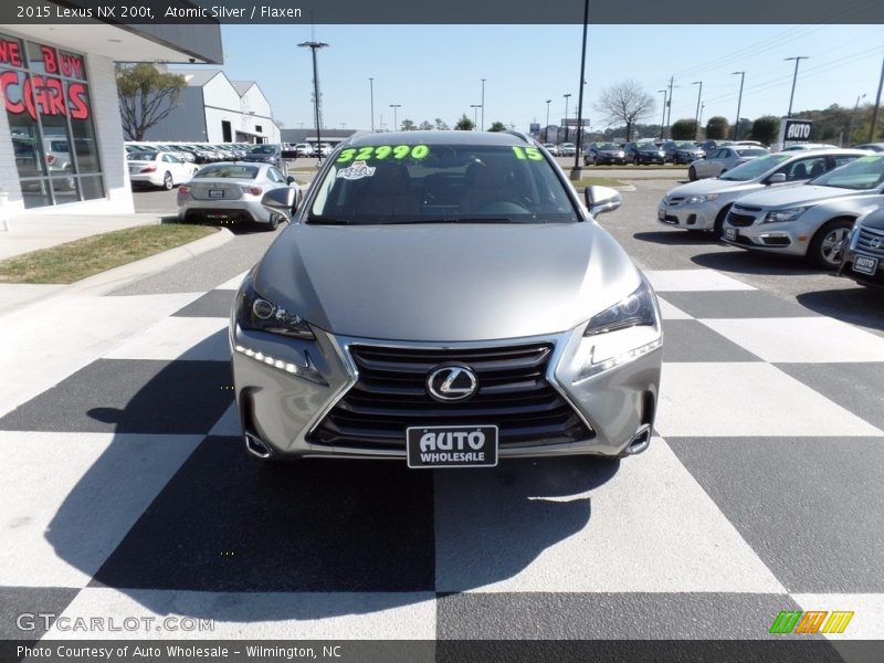 Atomic Silver / Flaxen 2015 Lexus NX 200t
