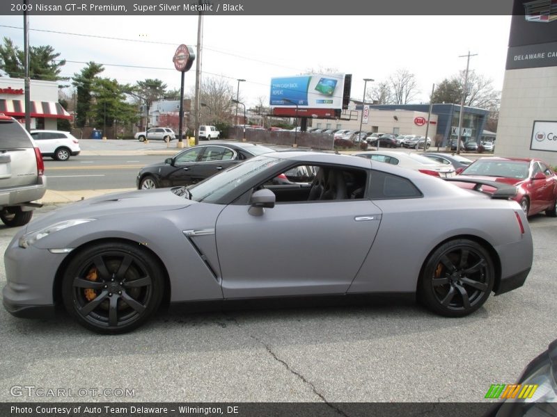 Super Silver Metallic / Black 2009 Nissan GT-R Premium