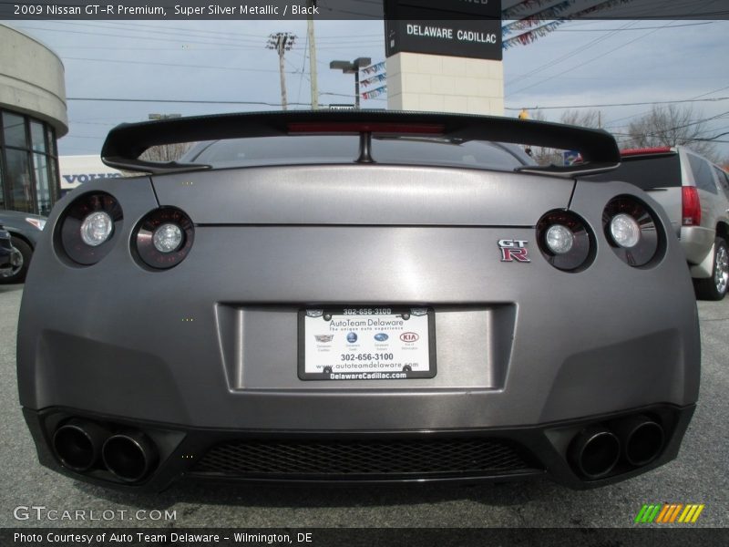 Super Silver Metallic / Black 2009 Nissan GT-R Premium