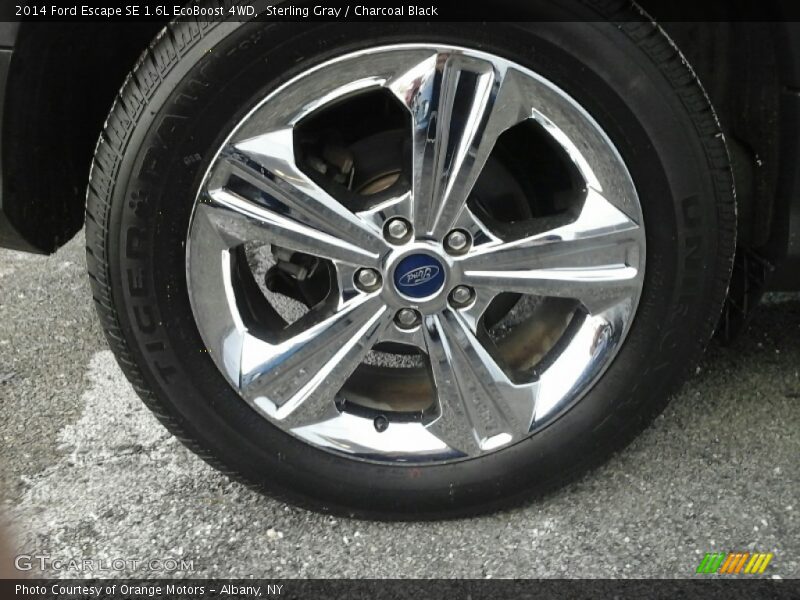 Sterling Gray / Charcoal Black 2014 Ford Escape SE 1.6L EcoBoost 4WD