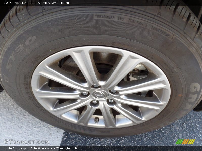 Atomic Silver / Flaxen 2015 Lexus NX 200t