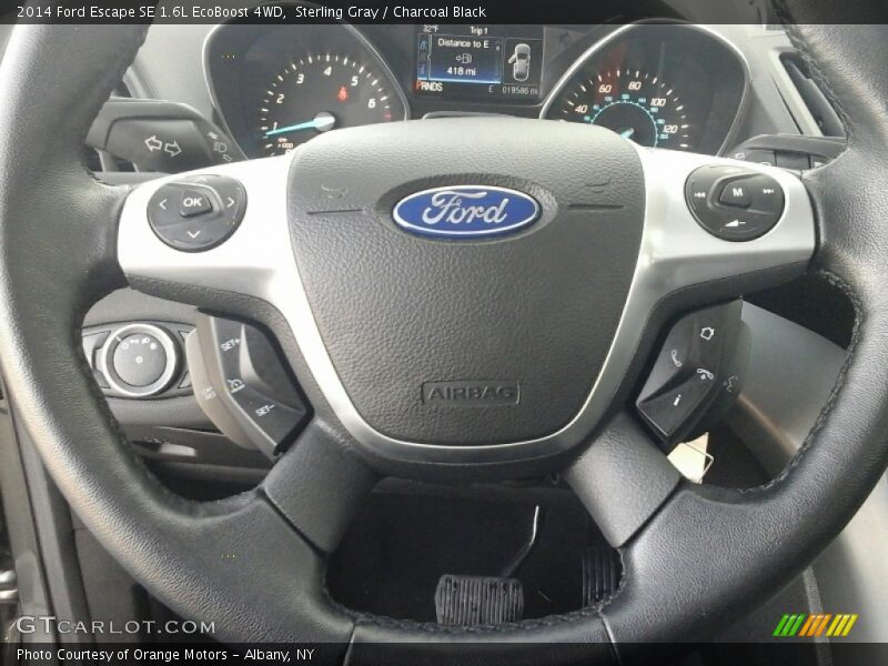 Sterling Gray / Charcoal Black 2014 Ford Escape SE 1.6L EcoBoost 4WD