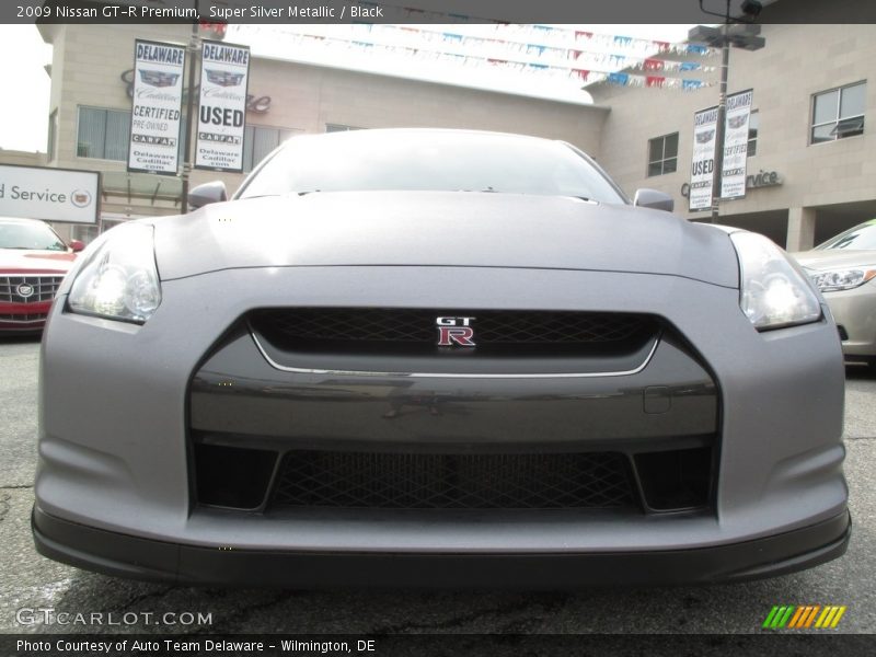 Super Silver Metallic / Black 2009 Nissan GT-R Premium