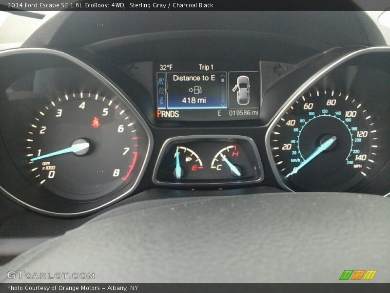 Sterling Gray / Charcoal Black 2014 Ford Escape SE 1.6L EcoBoost 4WD