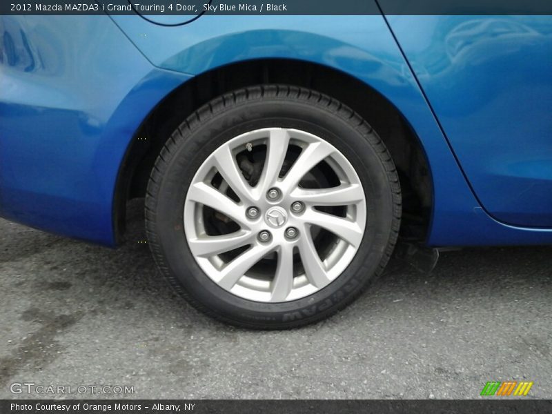 Sky Blue Mica / Black 2012 Mazda MAZDA3 i Grand Touring 4 Door