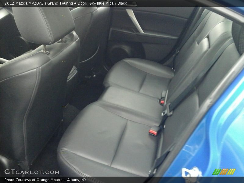 Sky Blue Mica / Black 2012 Mazda MAZDA3 i Grand Touring 4 Door