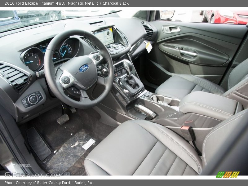 Magnetic Metallic / Charcoal Black 2016 Ford Escape Titanium 4WD