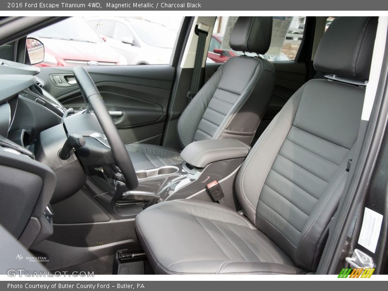 Magnetic Metallic / Charcoal Black 2016 Ford Escape Titanium 4WD