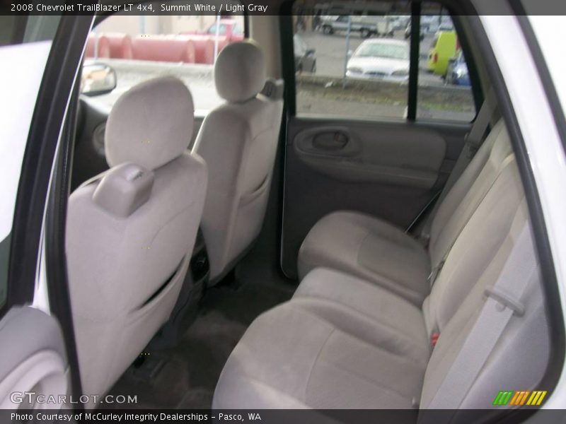 Summit White / Light Gray 2008 Chevrolet TrailBlazer LT 4x4