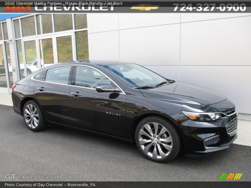 Mosaic Black Metallic / Jet Black 2016 Chevrolet Malibu Premier