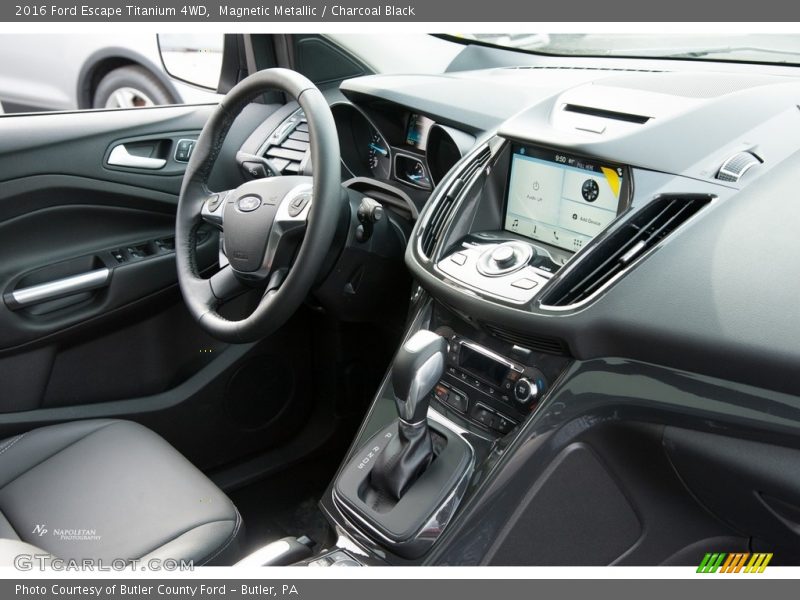 Magnetic Metallic / Charcoal Black 2016 Ford Escape Titanium 4WD