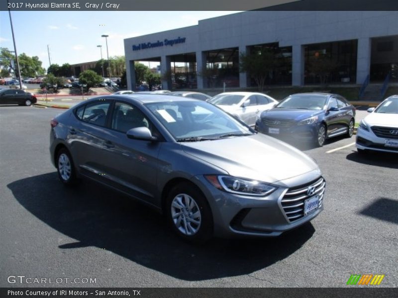 Gray / Gray 2017 Hyundai Elantra SE