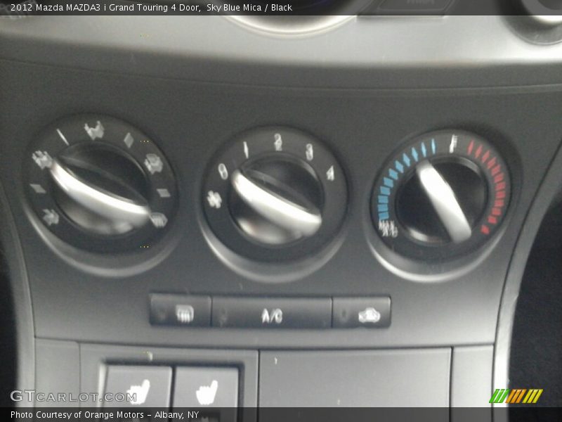 Sky Blue Mica / Black 2012 Mazda MAZDA3 i Grand Touring 4 Door
