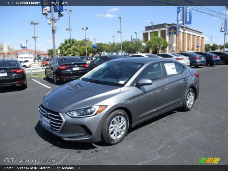 Gray / Gray 2017 Hyundai Elantra SE