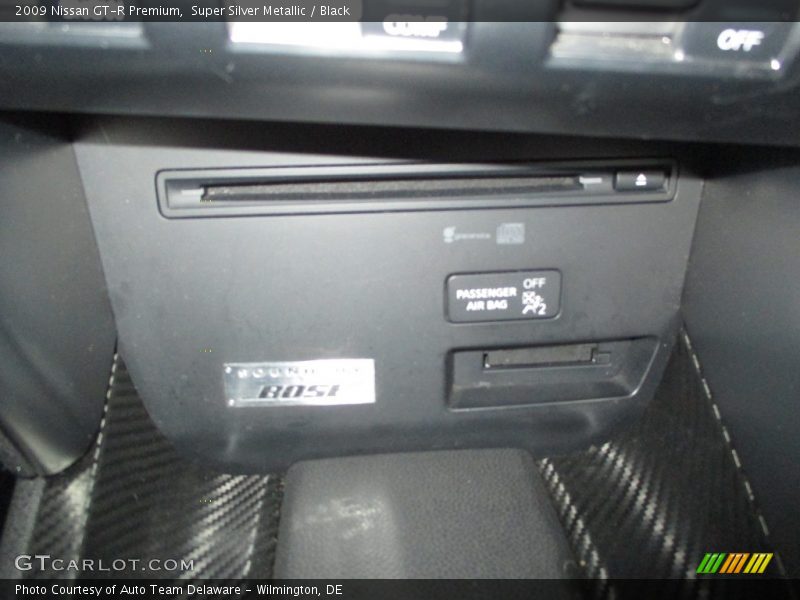 Super Silver Metallic / Black 2009 Nissan GT-R Premium