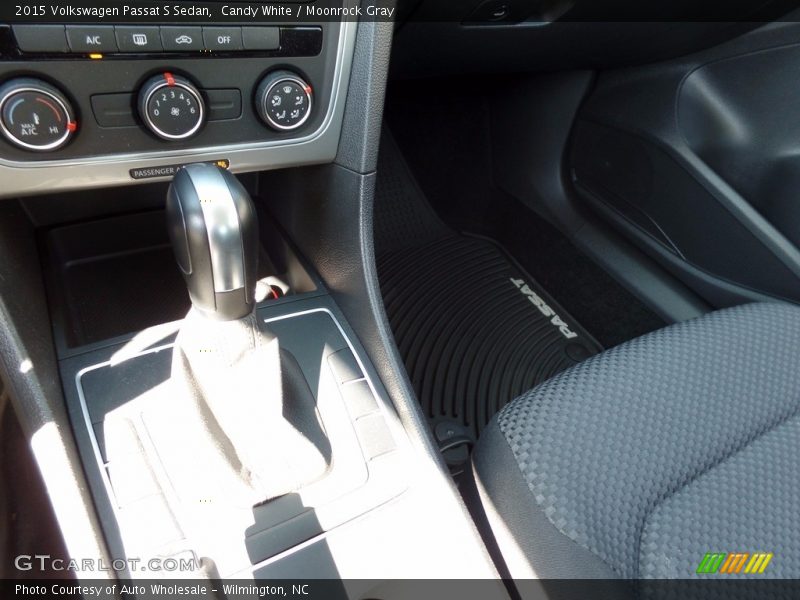 Candy White / Moonrock Gray 2015 Volkswagen Passat S Sedan