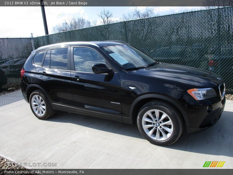 Jet Black / Sand Beige 2013 BMW X3 xDrive 28i