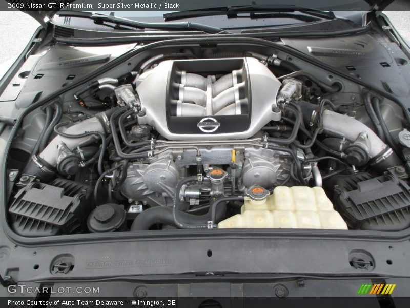 Super Silver Metallic / Black 2009 Nissan GT-R Premium