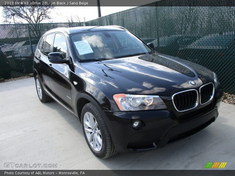 Jet Black / Sand Beige 2013 BMW X3 xDrive 28i