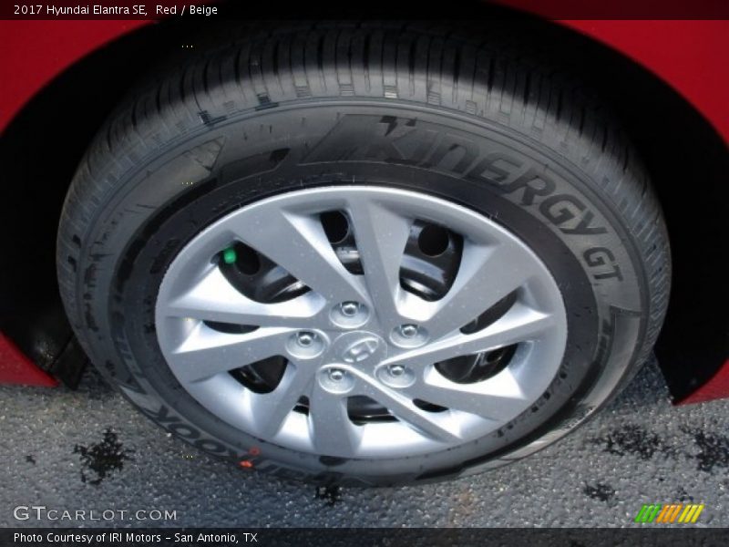 Red / Beige 2017 Hyundai Elantra SE