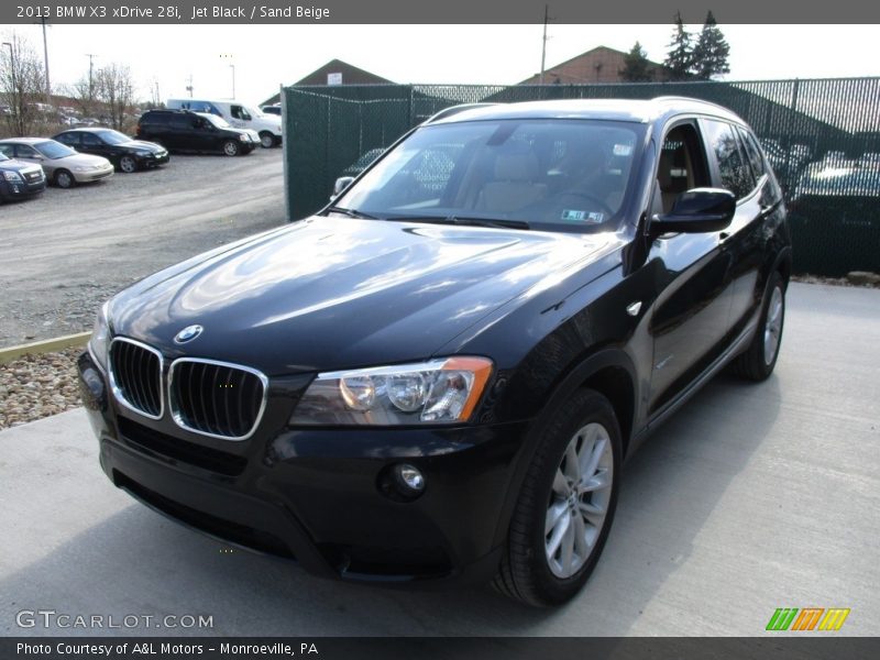 Jet Black / Sand Beige 2013 BMW X3 xDrive 28i