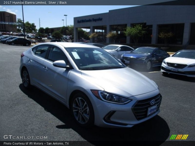 Silver / Black 2017 Hyundai Elantra Limited