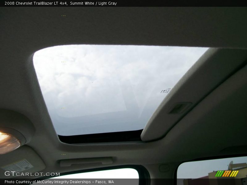 Summit White / Light Gray 2008 Chevrolet TrailBlazer LT 4x4