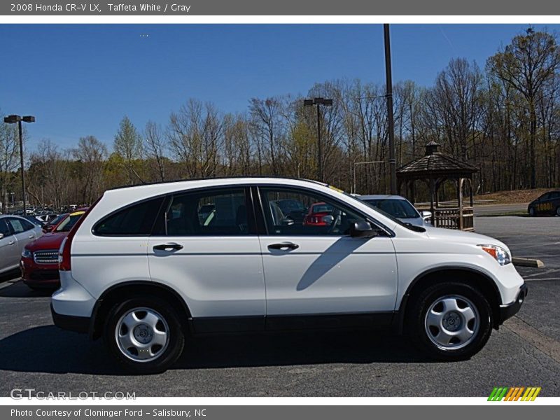 Taffeta White / Gray 2008 Honda CR-V LX
