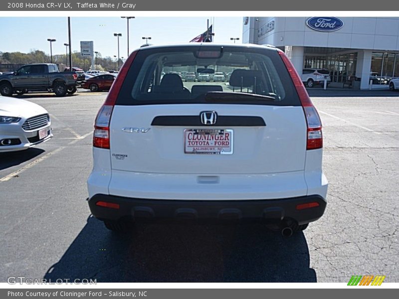 Taffeta White / Gray 2008 Honda CR-V LX