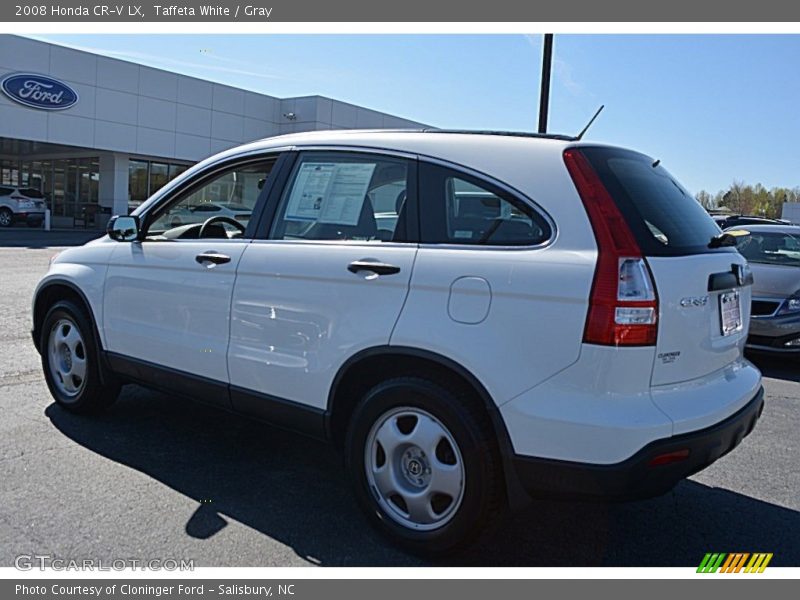 Taffeta White / Gray 2008 Honda CR-V LX