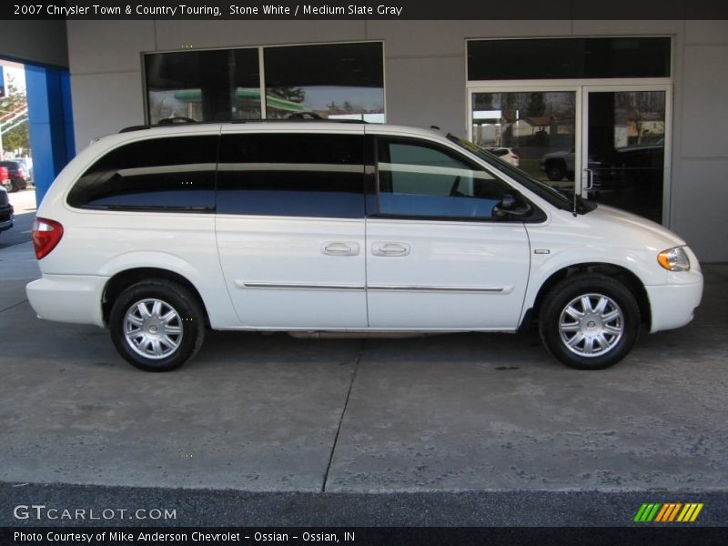 Stone White / Medium Slate Gray 2007 Chrysler Town & Country Touring