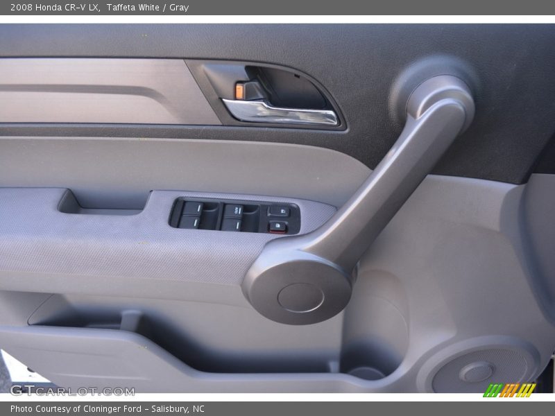 Taffeta White / Gray 2008 Honda CR-V LX