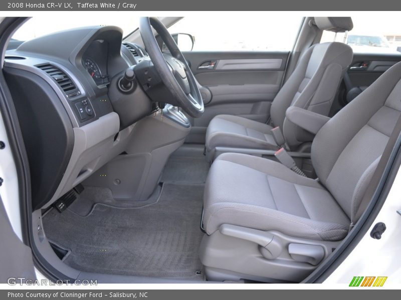 Taffeta White / Gray 2008 Honda CR-V LX