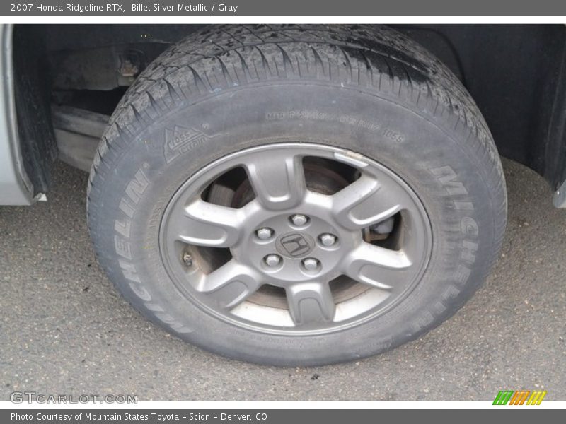 Billet Silver Metallic / Gray 2007 Honda Ridgeline RTX