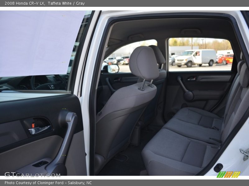 Taffeta White / Gray 2008 Honda CR-V LX