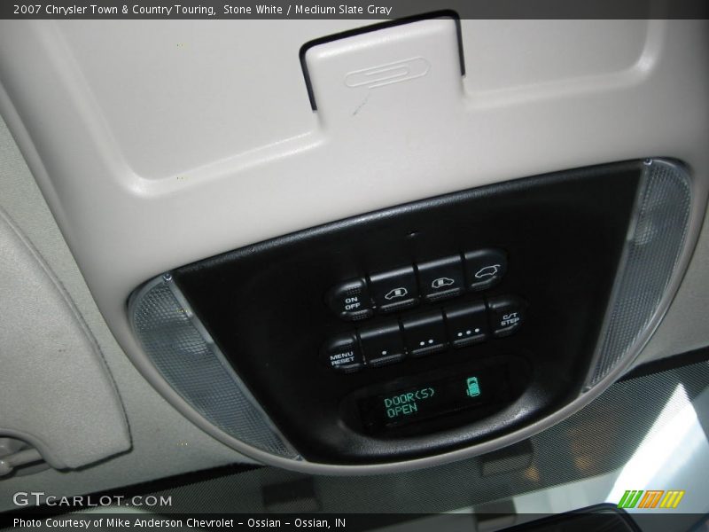 Stone White / Medium Slate Gray 2007 Chrysler Town & Country Touring