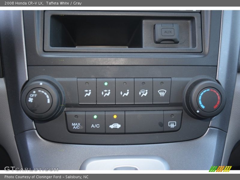 Taffeta White / Gray 2008 Honda CR-V LX