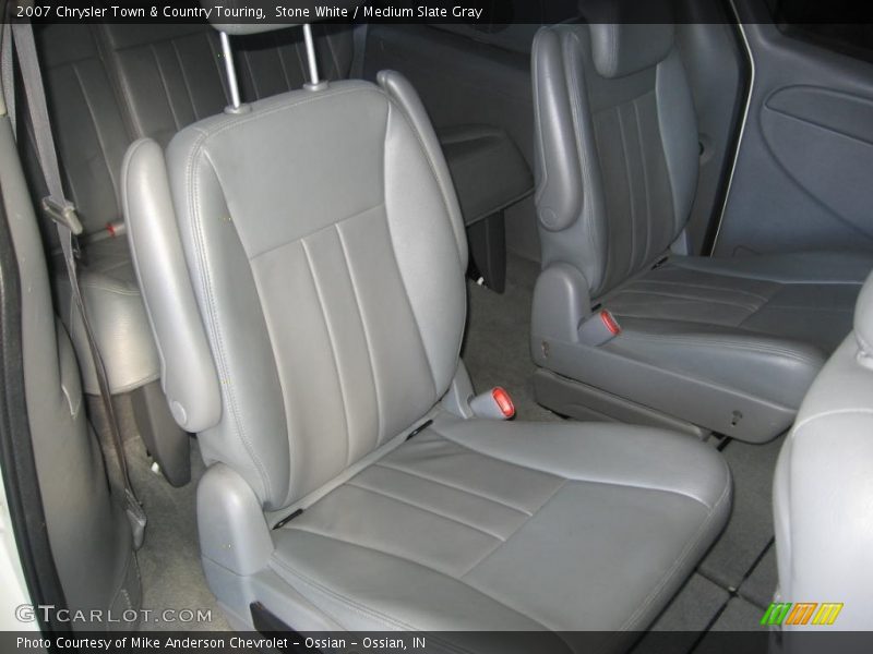 Stone White / Medium Slate Gray 2007 Chrysler Town & Country Touring