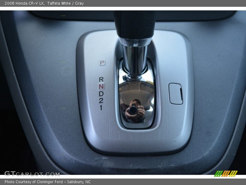 Taffeta White / Gray 2008 Honda CR-V LX