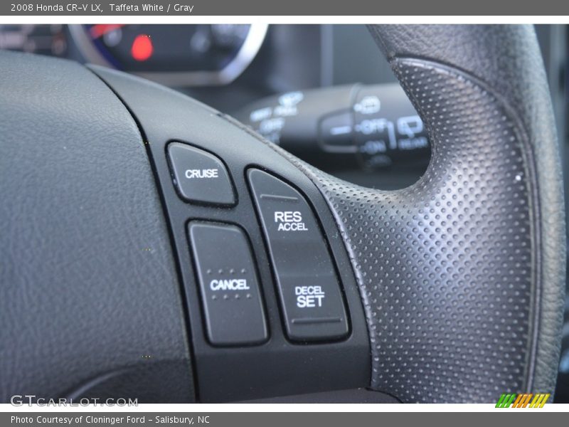 Taffeta White / Gray 2008 Honda CR-V LX