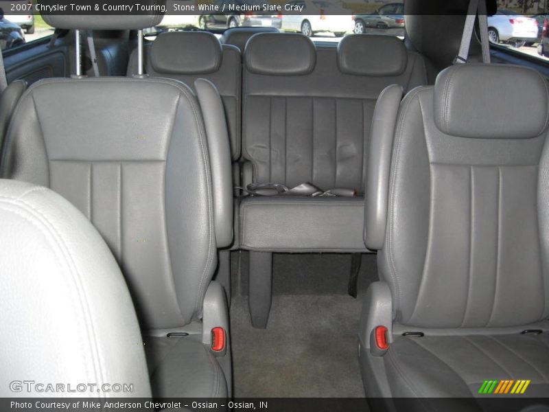 Stone White / Medium Slate Gray 2007 Chrysler Town & Country Touring