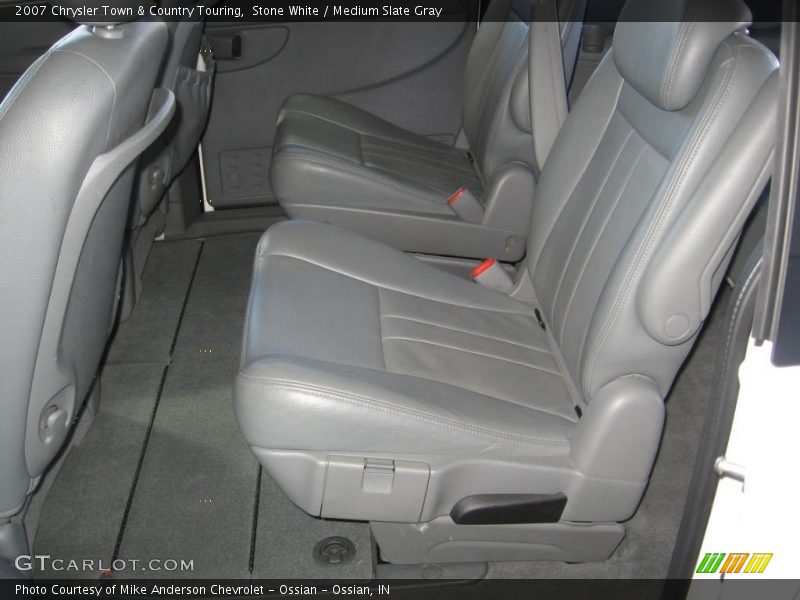 Stone White / Medium Slate Gray 2007 Chrysler Town & Country Touring