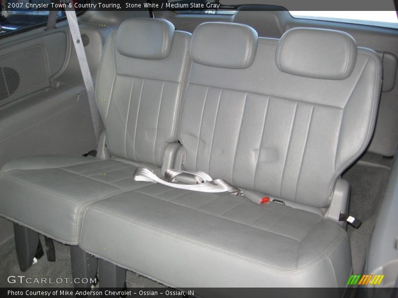 Stone White / Medium Slate Gray 2007 Chrysler Town & Country Touring