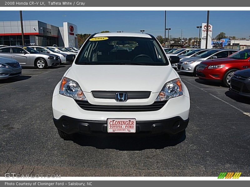 Taffeta White / Gray 2008 Honda CR-V LX