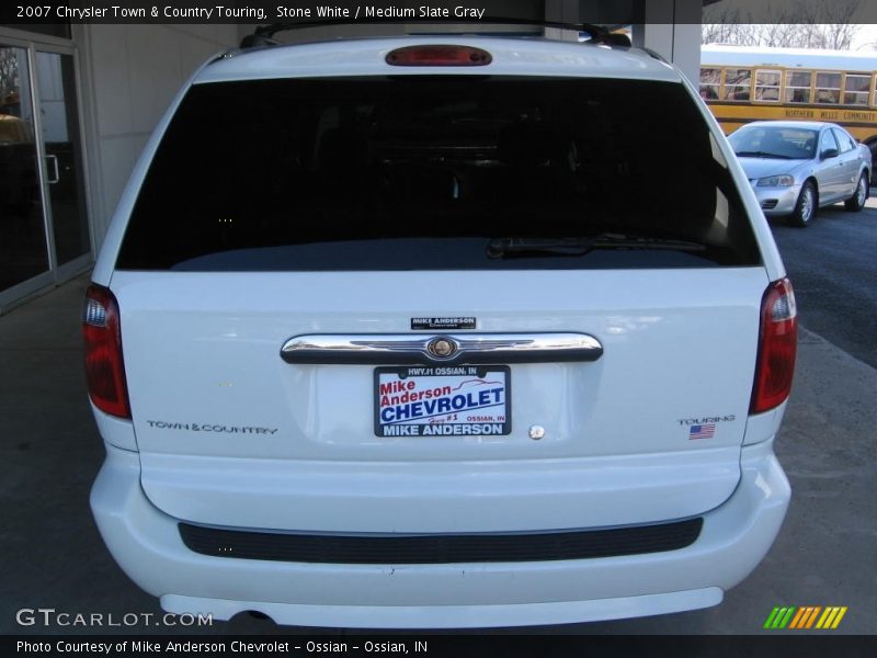Stone White / Medium Slate Gray 2007 Chrysler Town & Country Touring