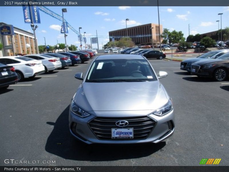 Gray / Black 2017 Hyundai Elantra Limited