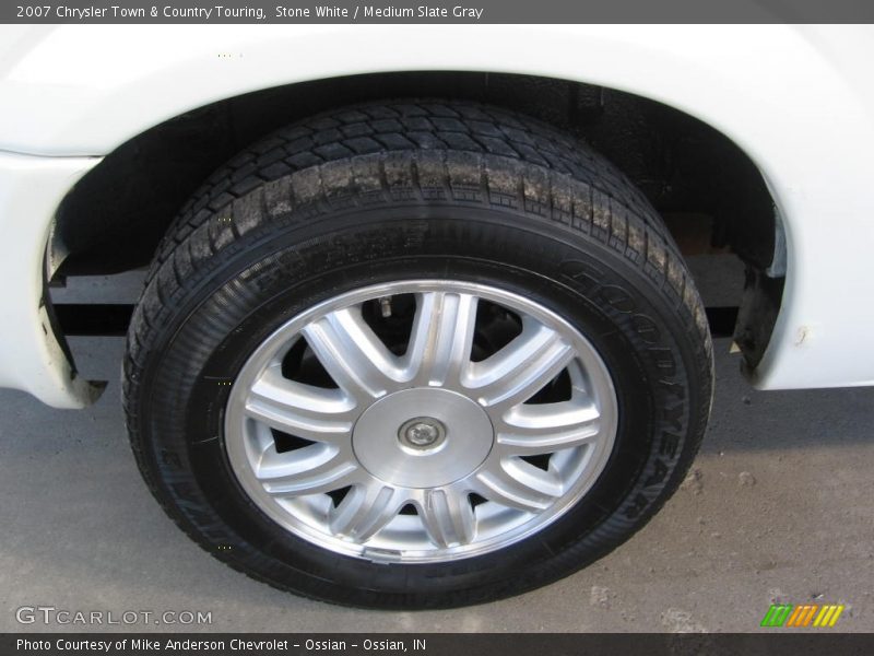 Stone White / Medium Slate Gray 2007 Chrysler Town & Country Touring