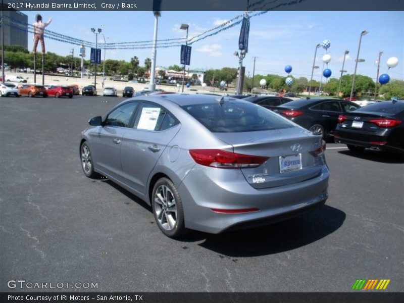 Gray / Black 2017 Hyundai Elantra Limited