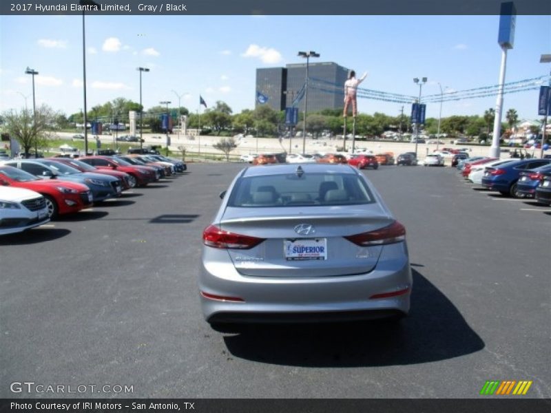 Gray / Black 2017 Hyundai Elantra Limited