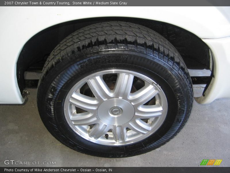 Stone White / Medium Slate Gray 2007 Chrysler Town & Country Touring